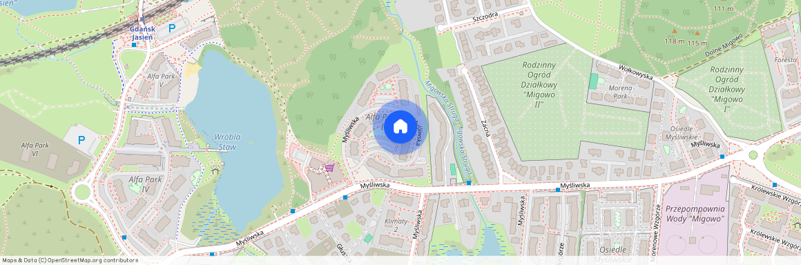 ul. Myśliwska, Piecki-Migowo, Gdańsk, pomorskie