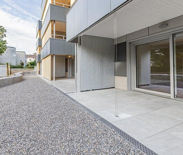 Moderne 3.5-Zimmerwohnung mit Gartensitzplatz zu vermieten - Foto 3