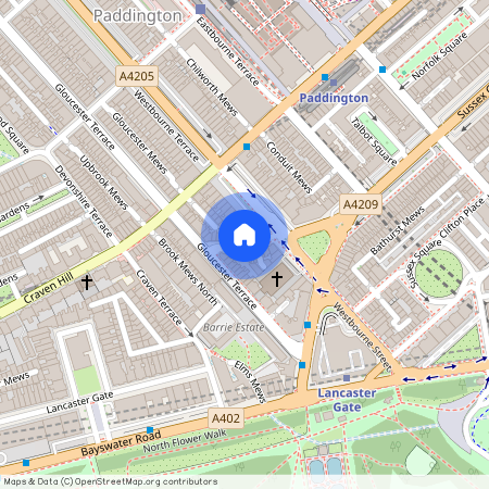 Westbourne Crescent, Lancaster Gate, W2 3DB, London