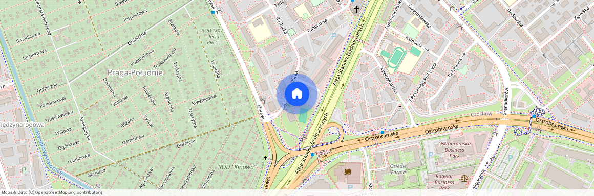 ul. Rozłucka, Grochów, Praga-Południe, Warszawa, mazowieckie