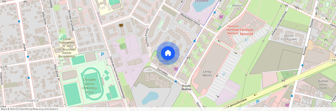 ul. Skoroszewska, Skorosze, Ursus, Warszawa, mazowieckie