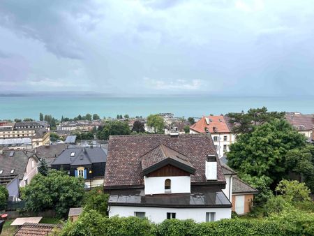 Joli appartement de 3,5 pièces au 2ème étage avec vue sur le lac - Photo 3