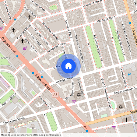 Cumberland Mansions, Brown Street, W1H