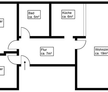 3 Raum-Wohnung mit Balkon - Photo 3