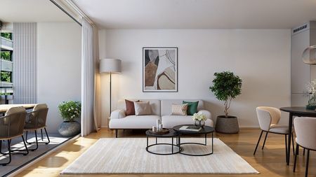 1.5-room apartment for rent at the cutting edge of technology - Foto 2