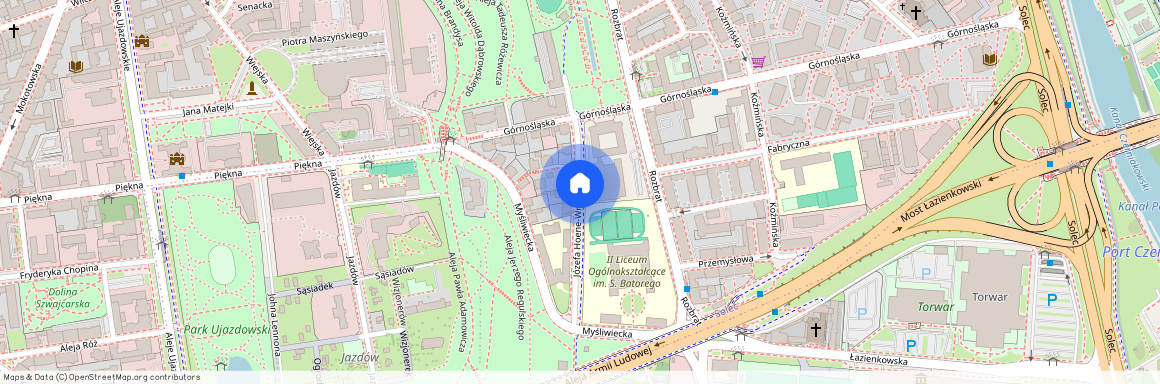 Warszawa, Śródmieście, Powiśle, Hoene-Wrońskiego, Józefa, Marii