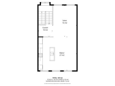 Appartement à louer 2 chambres 174 m², 1900 € - Foto 3