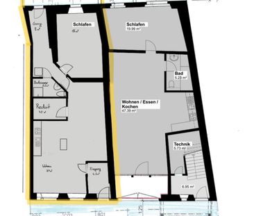 2.5 Zimmer, 76 m² - Photo 5