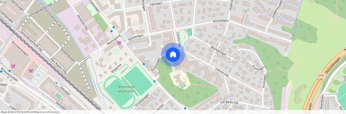 Bromsten, Stockholm, Cervins Väg 17B