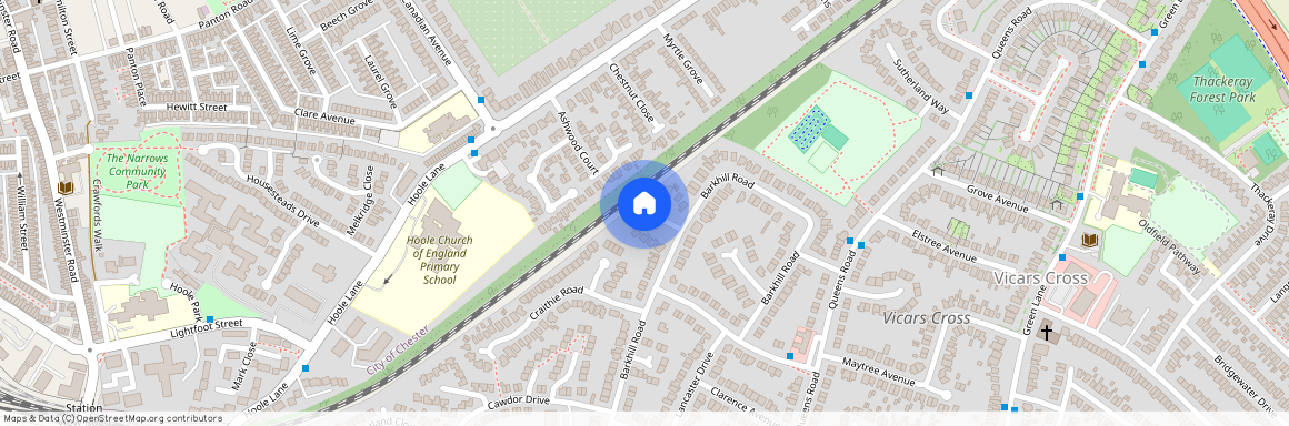 Elgin Close, Vicars Cross