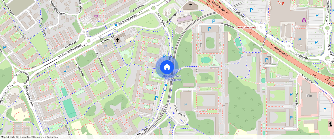 Briljantgatan, Västra Frölunda