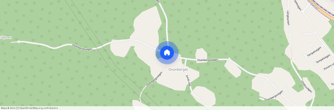 Ovanbergsvägen, Väja
