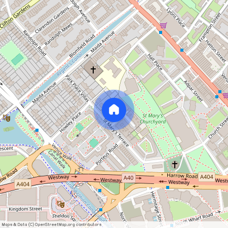 St Marys Mansions, Little Venice, London, W2