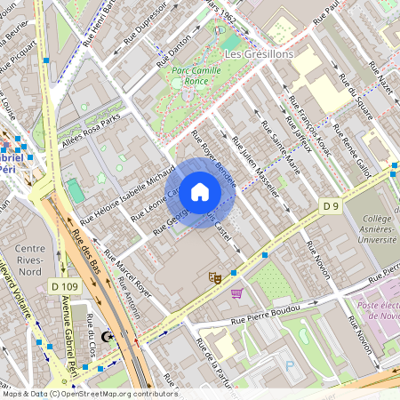 Rue Georges et Rue Louis Castel 92230 Paris