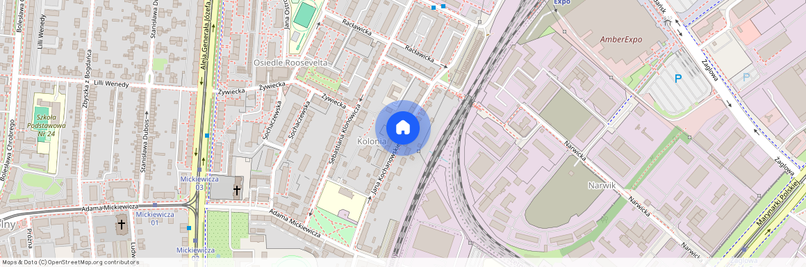 ul. Jana Kochanowskiego, Wrzeszcz Dolny, Gdańsk, pomorskie