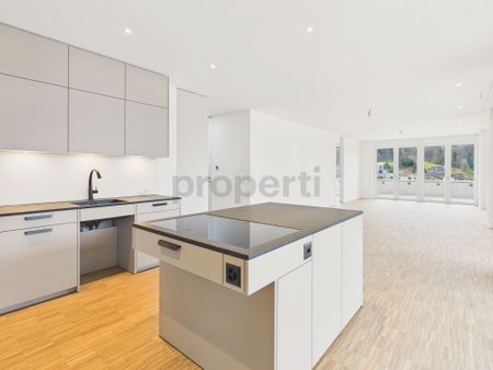 Modern 4.5-room attic apartment with terrace, fountain - Foto 4