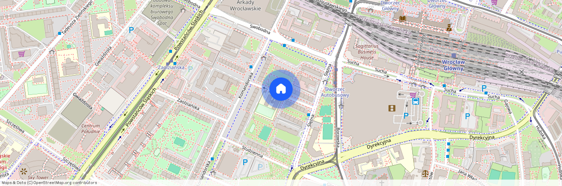 ul. Skwerowa, Huby, Krzyki, Wrocław, dolnośląskie