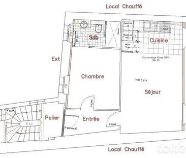 Location Appartement 2 pièces 42m² CHEVREUSE 78460 - Photo 6