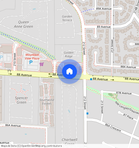 google map, Township of Langley, Township of Langley, Metro Vancouver, V1M 2G5