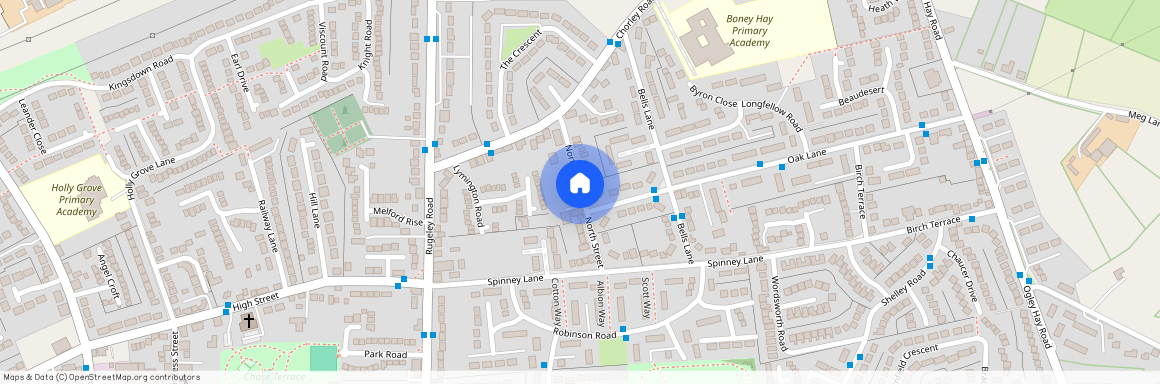 North St, Burntwood, WS7