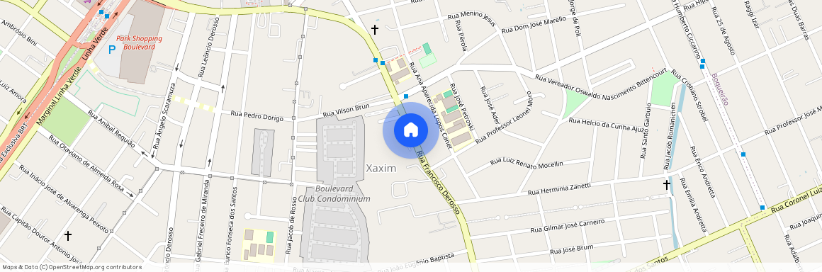 Rua Francisco Derosso, 375 - Mc Donalds - Xaxim, Curitiba, Paraná, 81710000