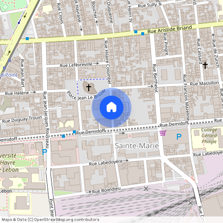 Quartier Sainte Marie, Rue Hilaire Colombel, 76600, Le Havre