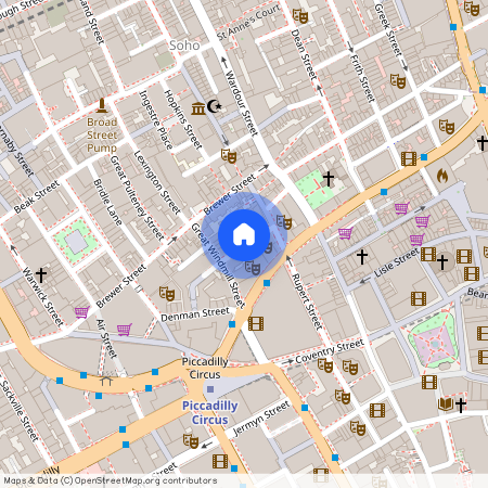 Archer Street, Soho, London, W1D