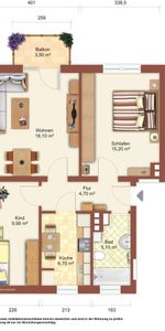 Altbau-Upgrade! 3-R.-WE m. Balkon in Zittau! - Photo 3