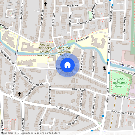 Portland Road, Kingston upon Thames, KT1
