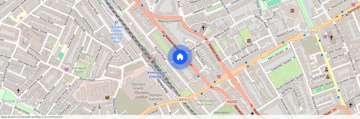 Fairfax Place, Holland, W14