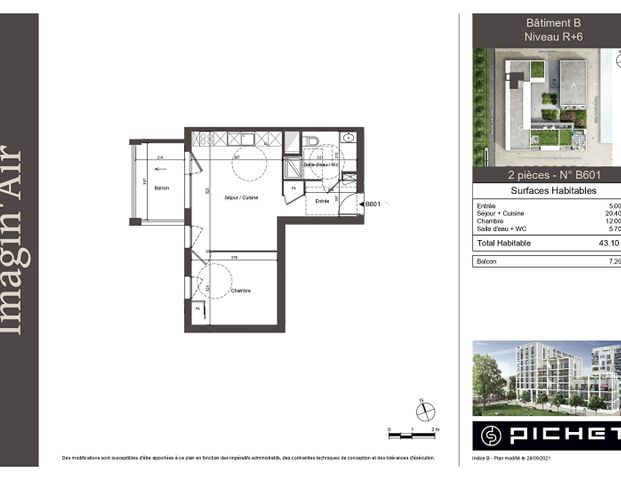 Appartement T2 Dijon à louer - Photo 1