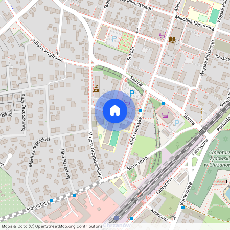 ul. Paderewskiego, Chrzanów, Chrzanów, chrzanowski, małopolskie