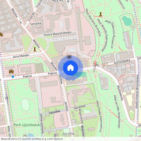 ul. Górnośląska, Śródmieście Południowe, Śródmieście, Warszawa, mazowieckie