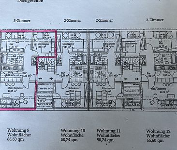 Geräumige 3-Zimmerwohnung in Schwerin-Friedrichsthal zur Vermietung verfügbar! - Photo 2