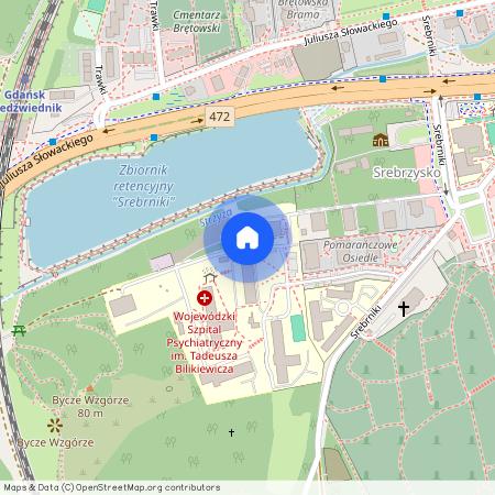 ul. Srebrniki, Wrzeszcz Górny, Gdańsk, pomorskie, Pruszcz Gdański