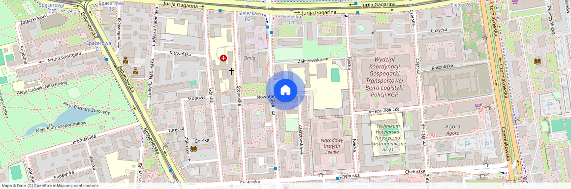 ul. Nowotarska, Sielce, Mokotów, Warszawa, mazowieckie