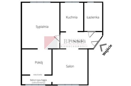 2-pok. mieszkanie z loggią na Niebuszewie - Zdjęcie 3