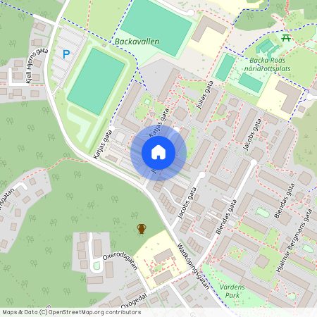 Julias gata, Hisings Backa