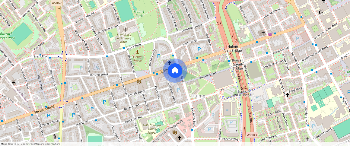 Manchester, M15, Stretford Road