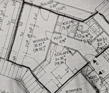 ab sofort frei, Wohnung 2,5 ZKB + Balkon, 68,30 qm, TG-Stellplatz - Foto 1