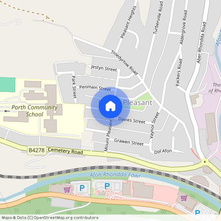 Upton Street, Mount Pleasant, Porth, RCT, CF39