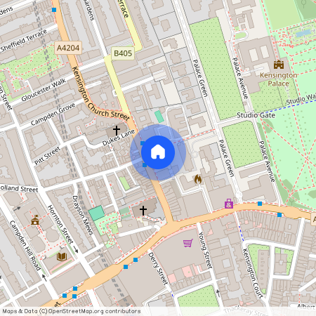 1 Lancer Square, Kensington, London