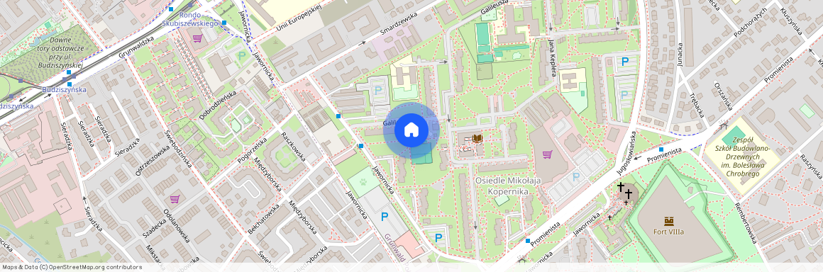 ul. Jawornicka, os. Mikołaja Kopernika, Grunwald, Poznań, wielkopolskie