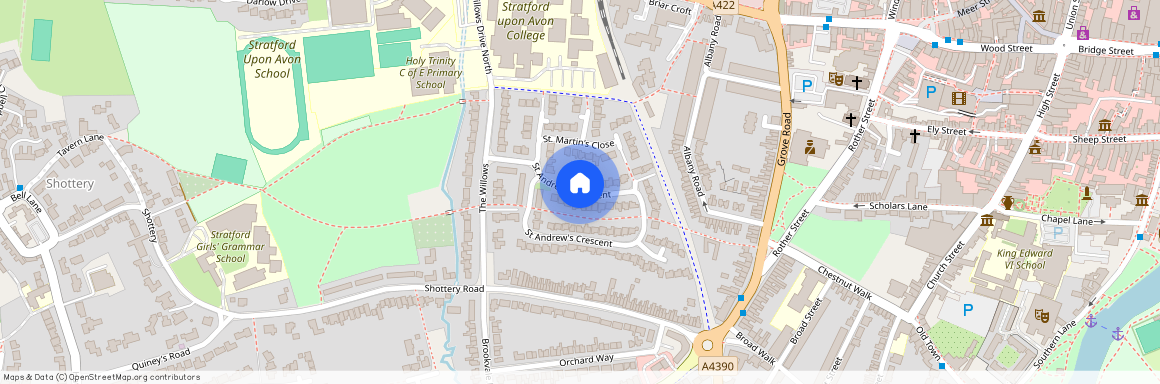 St. Andrews Crescent, Stratford-upon-Avon, CV37