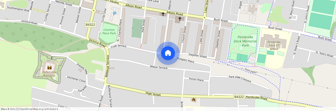 Prospect Place, Pembroke Dock, SA72