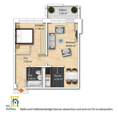 2-Zimmer Mietwohnung - Johannstadt-Süd - Foto 3