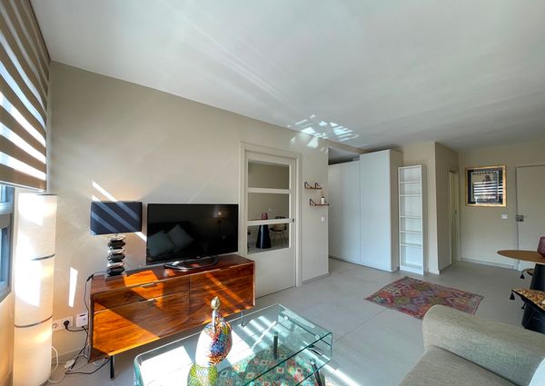 Elegante apartamento amueblado de un dormitorio, ascensor en zona Mercado del Olivar, Palma.