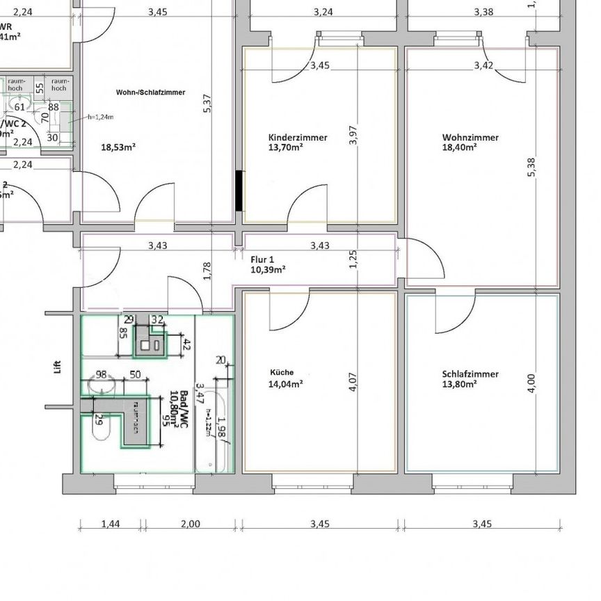 5-Raum-Wohnung in Yorckgebiet - Photo 2
