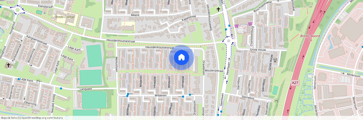 Heusdenhout, 4817 WJ, Heusdenhoutsestraat, Breda