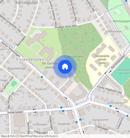 Gamla Tyresövägen **, Enskededalen